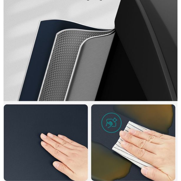 KOŠ ZA LOČEVANJE ODPADKOV SONGMICS 3V1 S PEDALKO