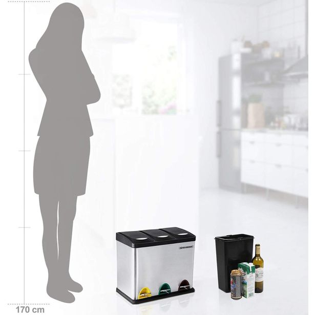 KOŠ ZA LOČEVANJE ODPADKOV SONGMICS 45L, LTB45L