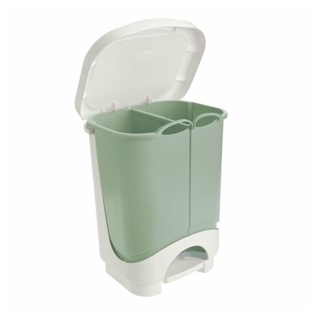 KOŠ ZA LOČEVANJE ODPADKOV TONTARELLI DVOJNA IDEA 10.5X10.5 L 35X29X44.5 CM