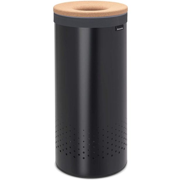 KOŠ ZA PERILO BRABANTIA OKROGEL 35 L, MATT BLACK