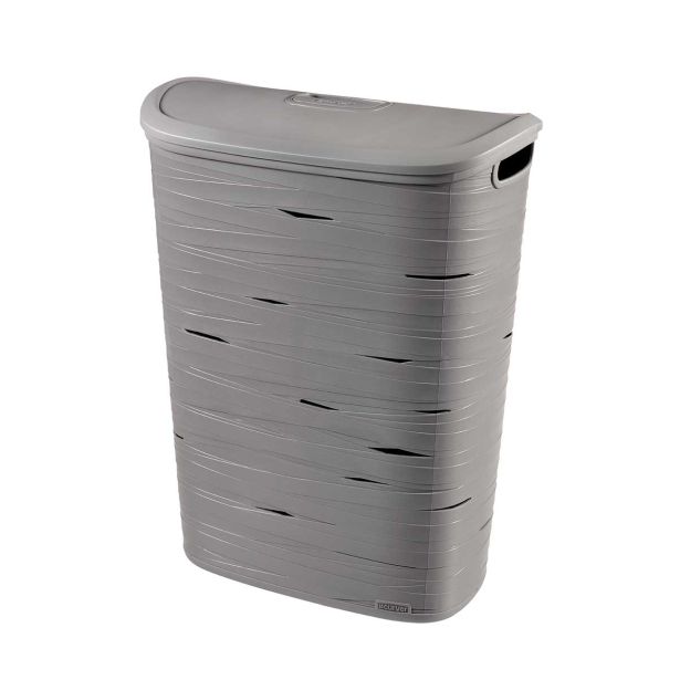 KOŠ ZA PERILO CURVER KOŠ ZA PERILO RIBBON 49L SIVA 46X27X59 CM