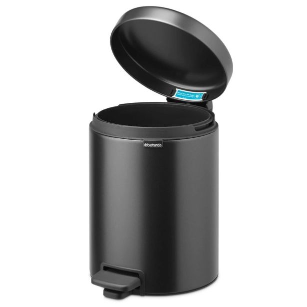 KOŠ ZA SMETI BRABANTIA NEWICON 5 L SIV