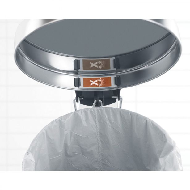 KOŠ ZA SMETI BRABANTIA NEWICON S PEDALKO 12 L, KOVINSKI