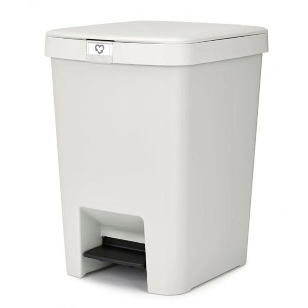 KOŠ ZA SMETI BRABANTIA STEPUP 25 L SVETLO SIV