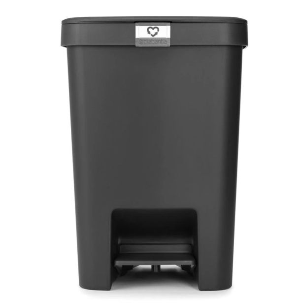 KOŠ ZA SMETI BRABANTIA STEPUP 25 L TEMNO SIV