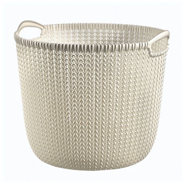 KOŠARA CURVER KOŠARICA KNIT 30L BELA