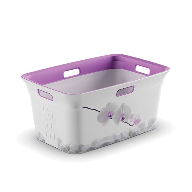 KOŠARA KIS 59X39X27CM 45L ORHIDEJA