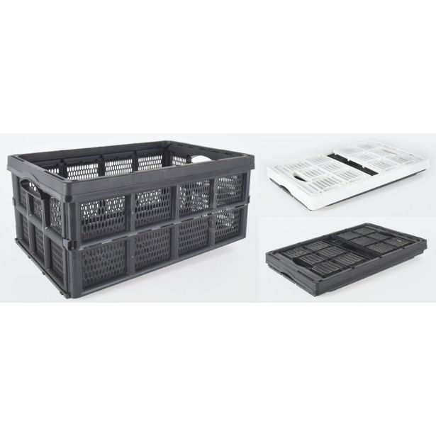 KOŠARA ZA SHRANJEVANJE EH ZLOŽLJIVA PLASTIČNA 48X35X24 CM