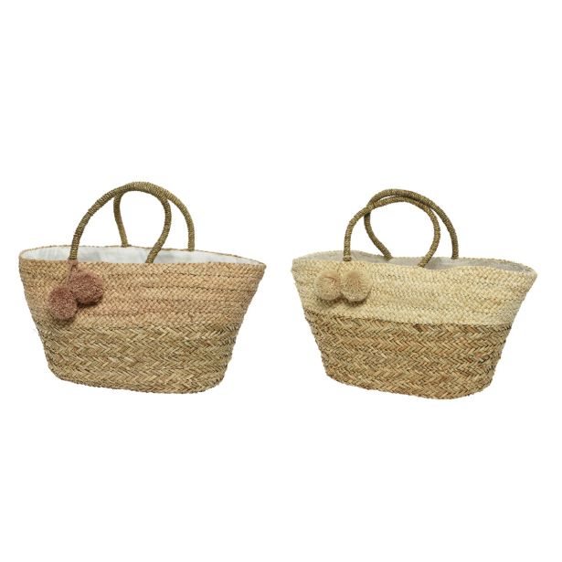 OKRASNA KOŠARA DECORIS 2 VELIKOSTI, SORT