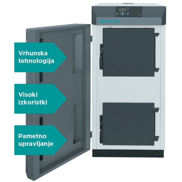 KOTEL NA TRDA GORIVA SELTRON UKP 20, 10-20KW + LAMBDA SONDA, UPLINJEVALNI