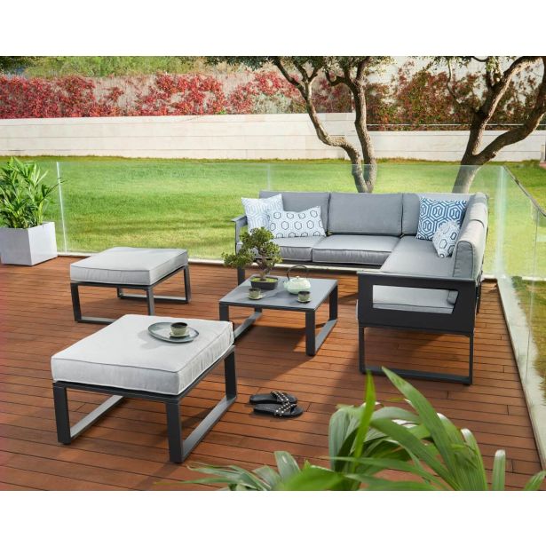 KOVINSKA VRTNA GARNITURA NATERIAL KOTNA ODYSSEA 2 TABUREJA,1MIZA, ALU