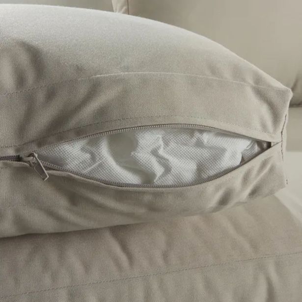 KOTNA GARNITURA ORIS II 5P ALU/EUC+KAVNA MIZICA D.GR/BEŽ BLAZINA