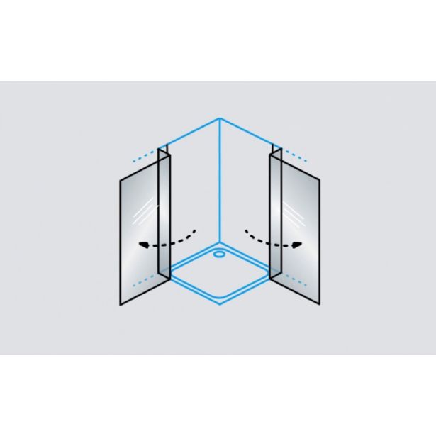 KOTNA KABINA ZA PRHANJE KOLPA SAN Q 80 SBR/1 POLARIS SILVER PROF. PROZ. STEK.