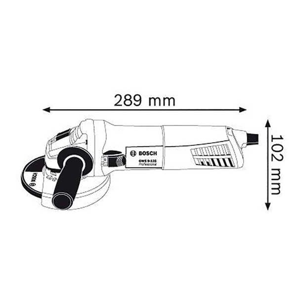 ELEKTRIČNI KOTNI BRUSILNIK GWS 9-125