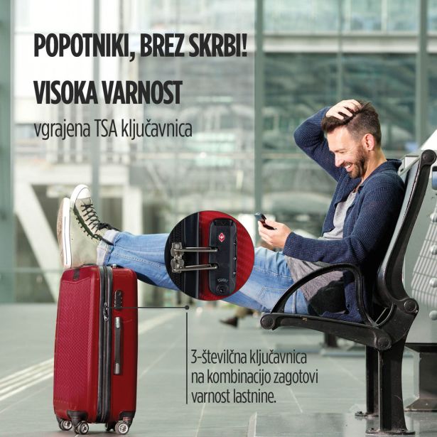 KOVČEK CARBON SERIES,60L,RD