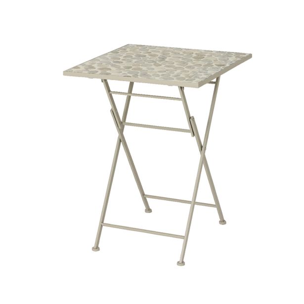 KOVINSKA MIZA DECORIS CALI MOZAIK 58X76 CM