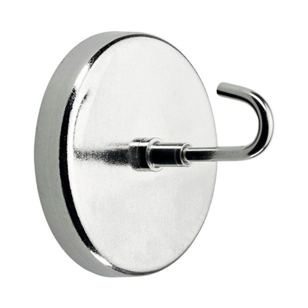 KOVINSKA OBEŠALNA KLJUKA HETTICH DIY MAGNETNA KLJUKA FI 50 MM JEKLO, PONIKLJANA