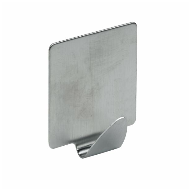 KOVINSKA OBEŠALNA KLJUKA HETTICH DIY SAMOLEPILNA, 35X39X20 MM, IZGLED INOX