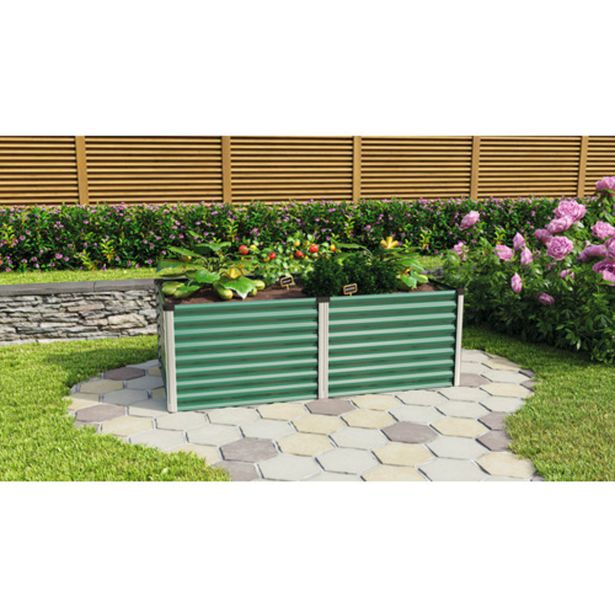 KOVINSKA VISOKA GREDA VITAVIA LINUS 630 MORSKA TRAVA/ALUMINIJ