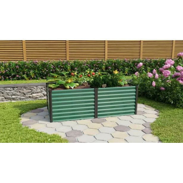 KOVINSKA VISOKA GREDA VITAVIA LINUS 630 MORSKA TRAVA/ČRNA