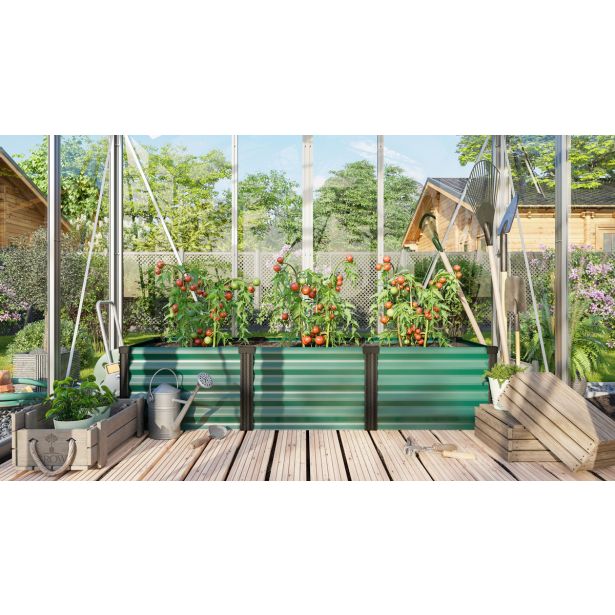 KOVINSKA VISOKA GREDA VITAVIA LINUS IN&OUT 401 S MORSKA TRAVA/ČRNA