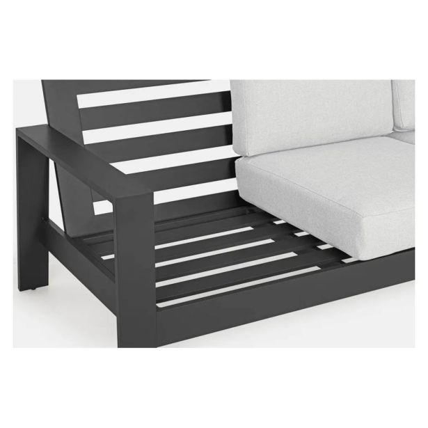 KOVINSKA VRTNA GARNITURA BIZZOTTO HOMEMOTION BALTIC, ANTRACIT SET 4