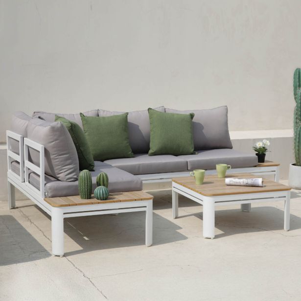 KOVINSKA VRTNA GARNITURA MQ MONO, KOTNA 3 DELNA