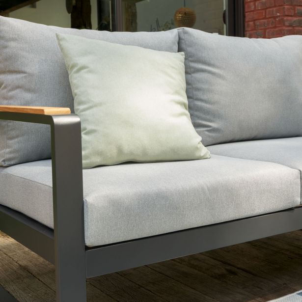 KOVINSKA VRTNA GARNITURA NATERIAL PERSEA TROSED ALU TIKOVINA, TEMNO SIV