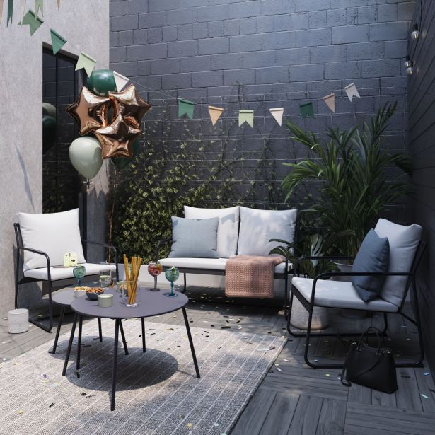 KOVINSKA VRTNA GARNITURA NATERIAL SET FINO