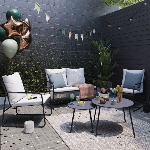 KOVINSKA VRTNA GARNITURA NATERIAL SET FINO