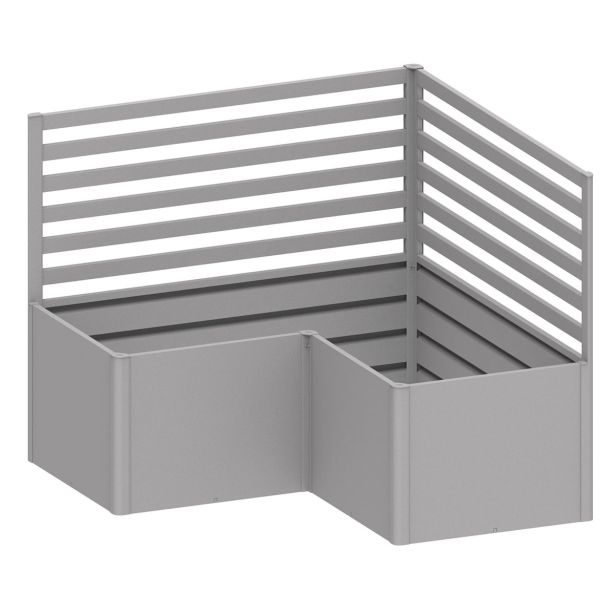 KOVINSKA VRTNA GREDA BIOHORT 102X102X91 CM REŠETKE (2 KOS.) L100