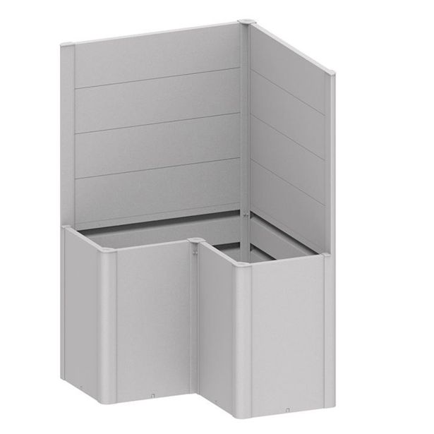 KOVINSKA VRTNA GREDA BIOHORT 102X102X91 CM ZASTIRNI PANO ZA L