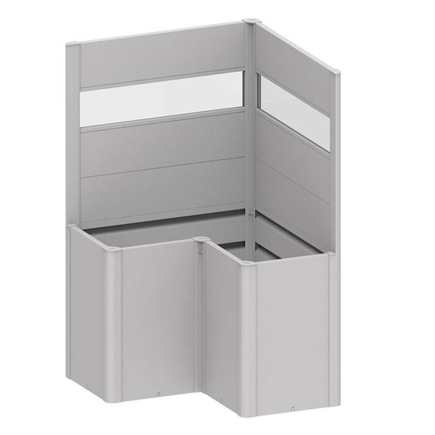 KOVINSKA VRTNA GREDA BIOHORT 102X102X91 CM ZASTIRNI PANO ZA L