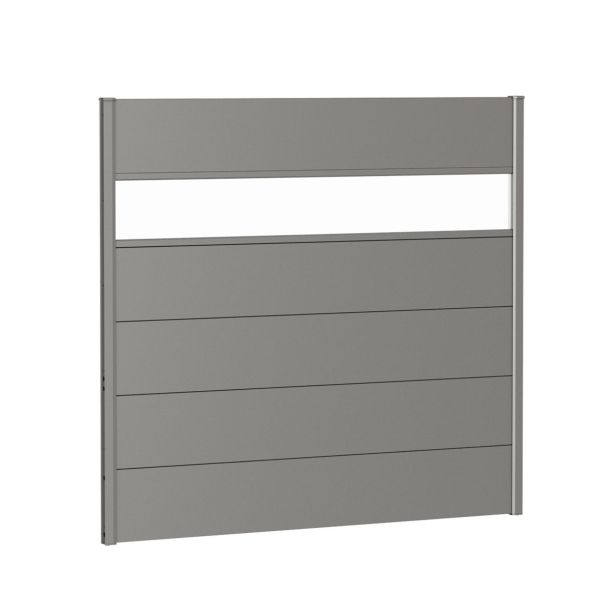 KOVINSKA VRTNA GREDA BIOHORT 4.4X145X137 CM PANELI Z AKRILNIM STEKLOM