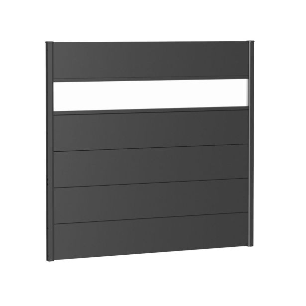 KOVINSKA VRTNA GREDA BIOHORT 4.4X145X137 CM PANELI Z AKRILNIM STEKLOM