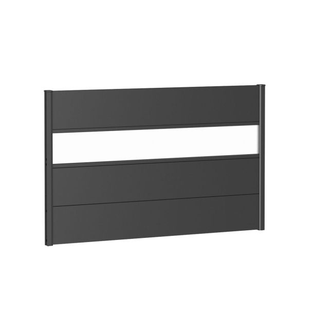 KOVINSKA VRTNA GREDA BIOHORT 4.4X145X91 CM PANELI Z AKRILNIM STEKLOM