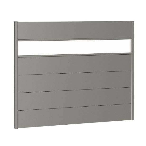 KOVINSKA VRTNA GREDA BIOHORT 4.4X180X137 CM PANELI Z AKRILNIM STEKLOM