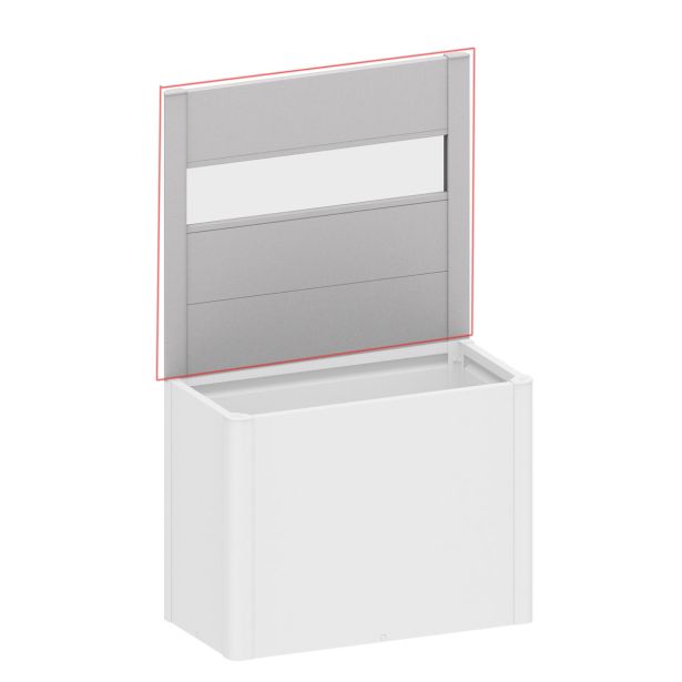 KOVINSKA VRTNA GREDA BIOHORT 4X102X91 CM PANELI Z AKRILNIM STEKLOM 1M