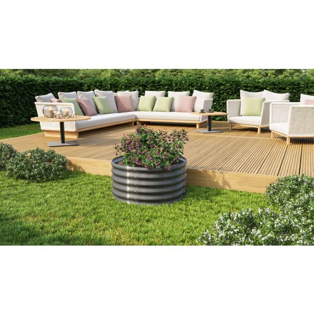 KOVINSKA VRTNA GREDA VITAVIA VITA OKROGLA 401 GRANIT