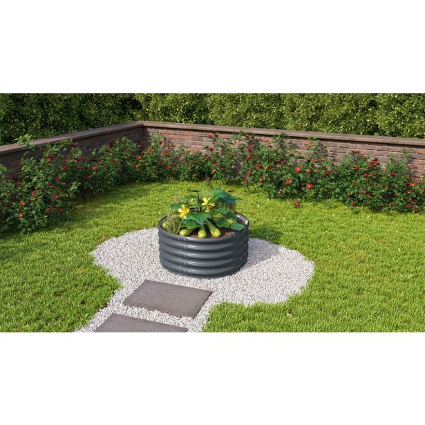 KOVINSKA VRTNA GREDA VITAVIA VITA OKROGLA 401 GRANIT