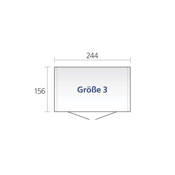 KOVINSKA VRTNA HIŠKA BIOHORT 244X156 CM EVROPA 3