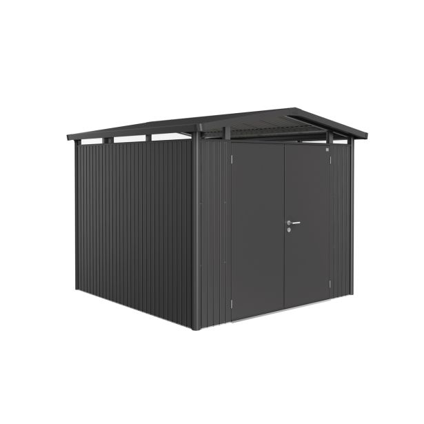 KOVINSKA VRTNA HIŠKA BIOHORT 273X278 CM PANORAMA P5 DVOJNA VRATA