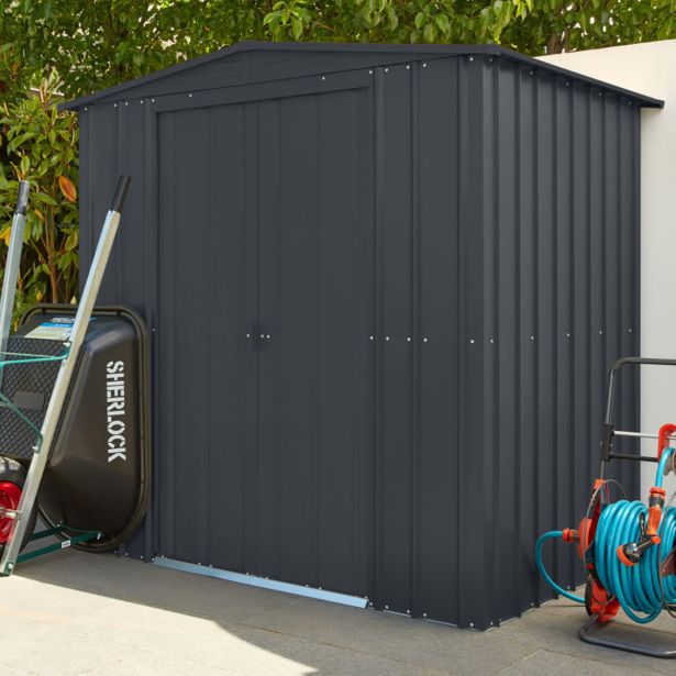 KOVINSKA VRTNA HIŠKA GLOBEL DREAM 65 ANTRACIT Š172 X G144 X V193.5 CM