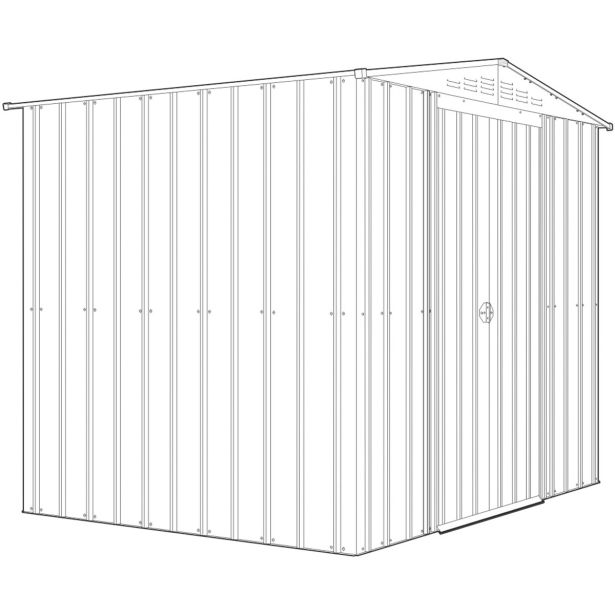 KOVINSKA VRTNA HIŠKA GLOBEL DREAM 86 ANTRACIT Š234 X G175 X V198 CM