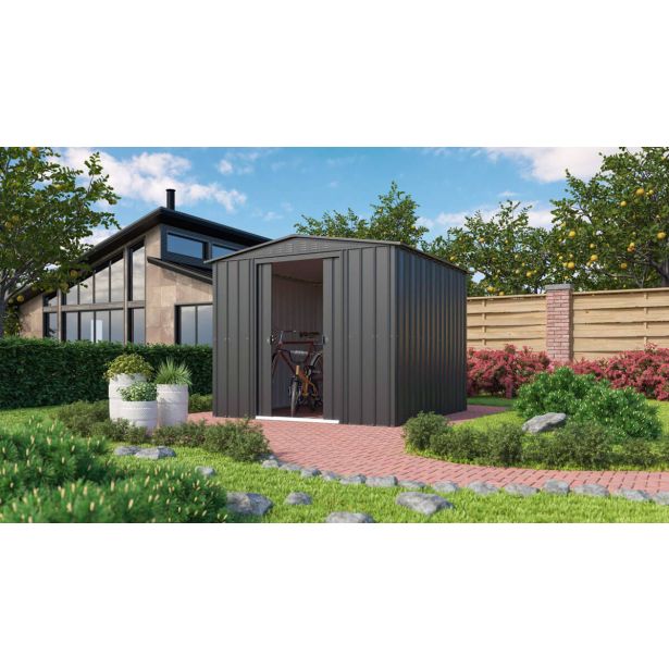 KOVINSKA VRTNA HIŠKA GLOBEL DREAM 88 ANTRACIT Š234 X G238 X V198 CM