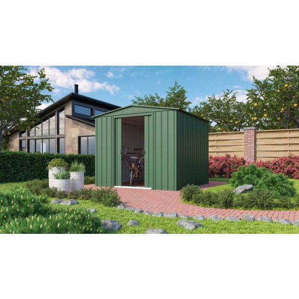 KOVINSKA VRTNA HIŠKA GLOBEL DREAM 88 ZELENA Š234 X G238 X V198 CM