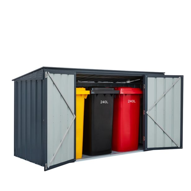 KOVINSKA VRTNA HIŠKA GLOBEL EASY ZA 3-4 SMETNJAKE Š233 X G96 X V131.6 CM