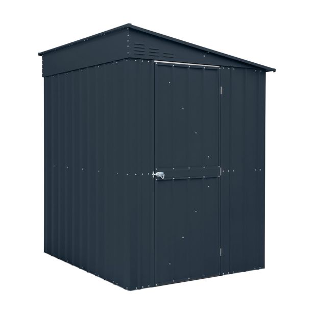 KOVINSKA VRTNA HIŠKA GLOBEL LEANTO 56 ANTRACIT Š145 X G172 X V204 CM