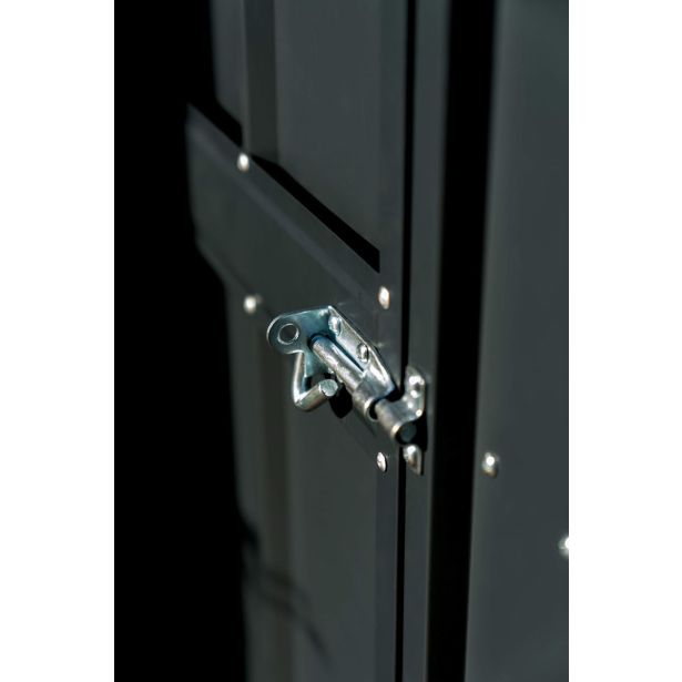 KOVINSKA VRTNA HIŠKA GLOBEL LEANTO 56 ANTRACIT Š145 X G172 X V204 CM