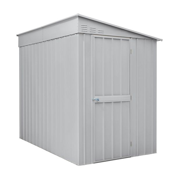 KOVINSKA VRTNA HIŠKA GLOBEL LEANTO 58 SREBRNA Š145 X G234 X V204 CM